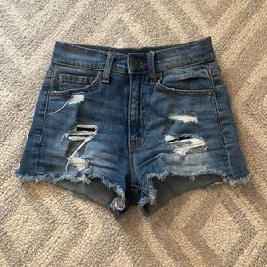 Super High wasited Aeropostale Distressed Shorts